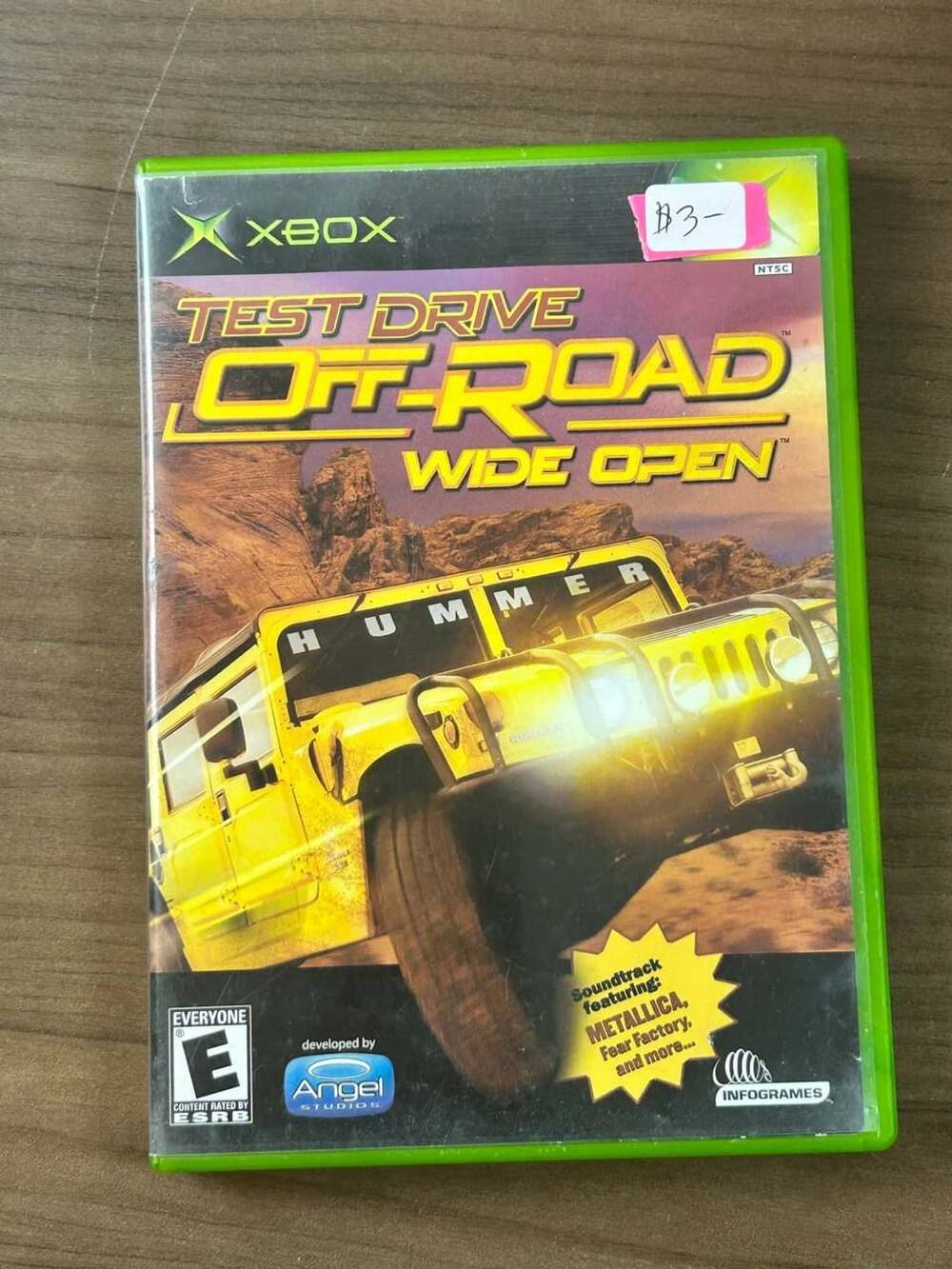 Test Drive Off-Road Wide Open Microsoft Xbox 2001 NTSC Disc & Case